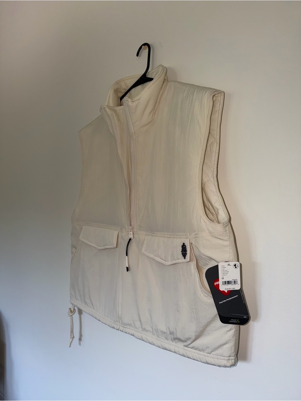 FP Movement by Free People Cream Quilted Sleeveless Puffer Vest - Picture 8 of 13